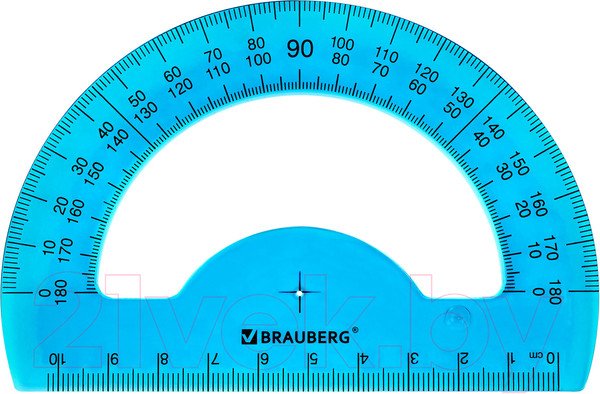 Изображение товара Транспортир Brauberg Fruity / 210768 (в ассортименте)