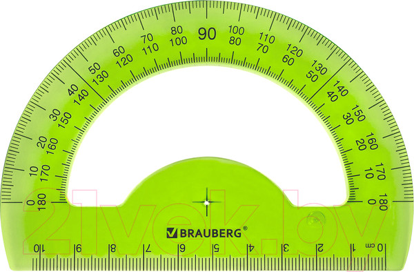 Изображение товара Транспортир Brauberg Fruity / 210768 (в ассортименте)