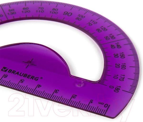 Изображение товара Транспортир Brauberg Fruity / 210768 (в ассортименте)