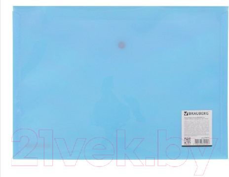 Изображение товара Папка-конверт Brauberg Pastel / 270474 (аквамарин)