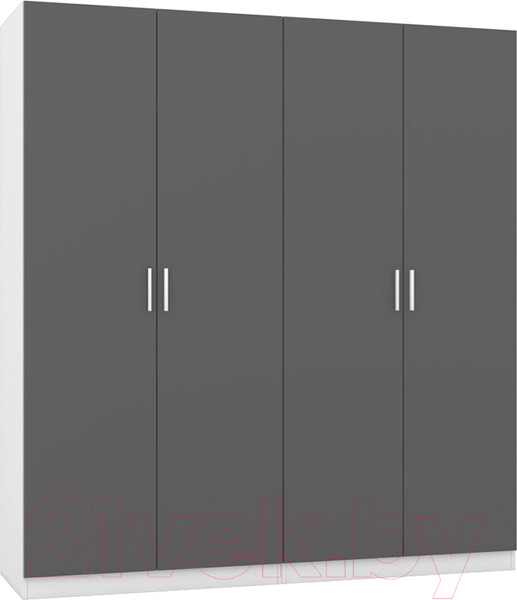 Изображение товара Шкаф Интермебель Марсель-7 / МР 01-07 (графит серый)