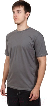 Изображение товара Футболка Premier Textile Х/б 160гр (3XL, серый)