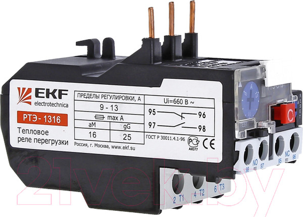Изображение товара Реле тепловое EKF PROxima РТЭ-1304 0.4-0.63А / rel-1304-0.4-0.63