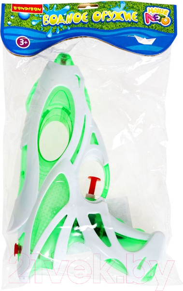 Изображение товара Бластер игрушечный Bondibon Водный пистолет. Наше лето / ВВ2840-В (зеленый)