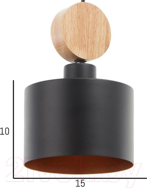 Изображение товара Потолочный светильник BayerLux 88332/1 / 4964628 (черный)