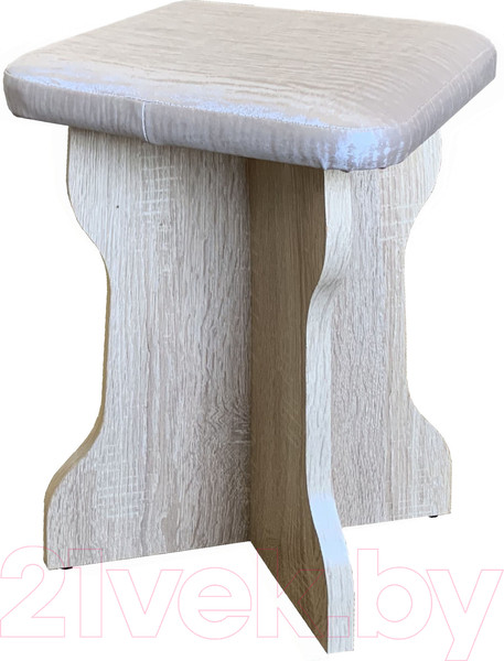 Изображение товара Обеденная группа Анмикс ЛДСП с кухонным уголком (дуб санома/кожзам ваниль)