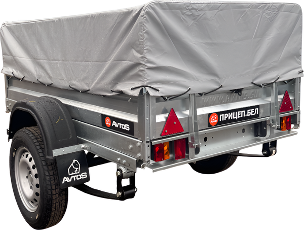 Изображение товара Прицеп для автомобиля Avtos A20M1B (2000x1300x300, R13, ресс. 3302(ГАЗ-1лист), тент 400мм)