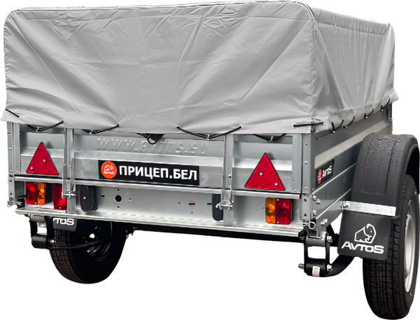 Изображение товара Прицеп для автомобиля Avtos A20M1B (2000x1300x300, R13, ресс. 3302(ГАЗ-1лист), тент 400мм)