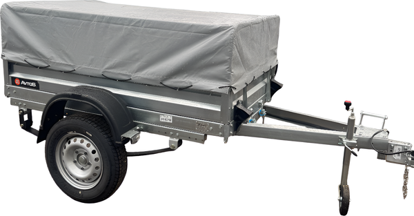 Изображение товара Прицеп для автомобиля Avtos A20M1B (2000x1300x300, R13, ресс. 3302(ГАЗ-1лист), тент 400мм)