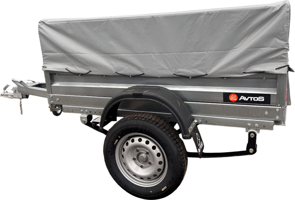 Изображение товара Прицеп для автомобиля Avtos A20M1B (2000x1300x300, R13, ресс. 3302(ГАЗ-1лист), тент 400мм)