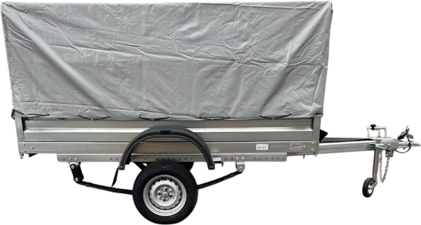 Изображение товара Прицеп для автомобиля Avtos А25М1В (2500x1300x300, R13, ресс. 3302 ГАЗ-2лист, тент 800мм)