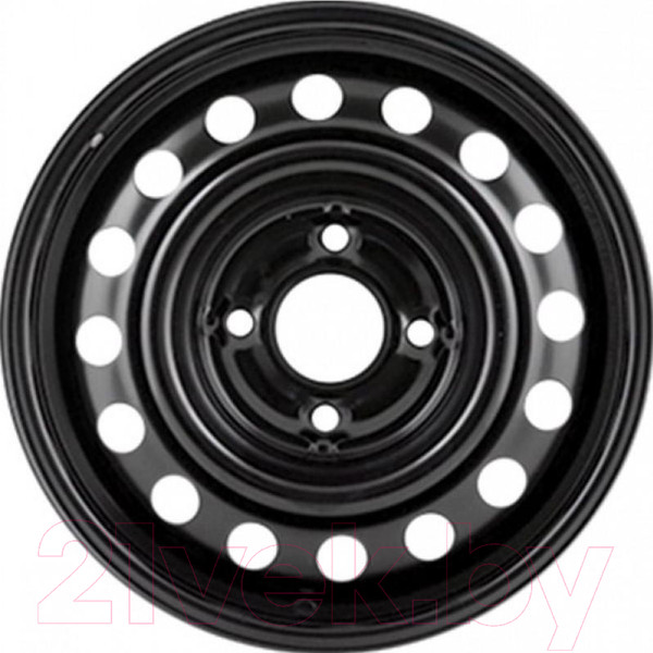 Изображение товара Штампованный диск Trebl X40003 15x6" 4x100мм DIA 56.6мм ЕТ 40мм Black