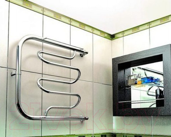 Изображение товара Полотенцесушитель водяной НИКА ПМ-2 50x70 / 570570100 (с полкой)