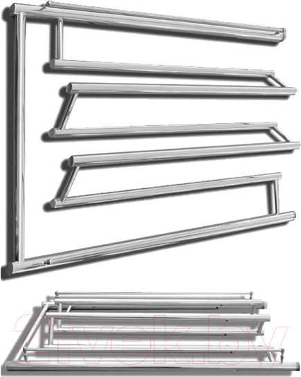Изображение товара Полотенцесушитель водяной НИКА ПМ-3 50x60 / 580560100 (с полкой)