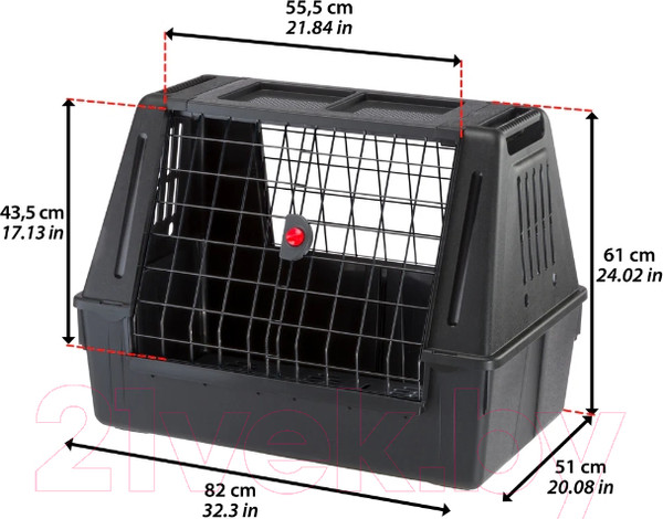 Изображение товара Автобокс для собак Ferplast Atlas Car 100 Scenic / 73113017