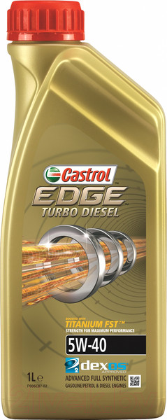 Изображение товара Моторное масло Castrol Edge Turbo Diesel 5W40 / 15BB03 (1л)