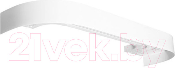 Изображение товара Бленда для карниза LEGRAND Галант 7см с поворотами 2.8м / 48069495 (белый глянец)