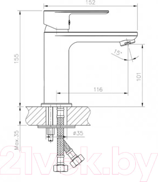 Изображение товара Смеситель Haiba HB10505-8