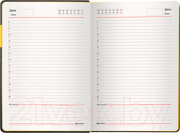 Изображение товара Ежедневник Brauberg Aim / 113421 (черный)