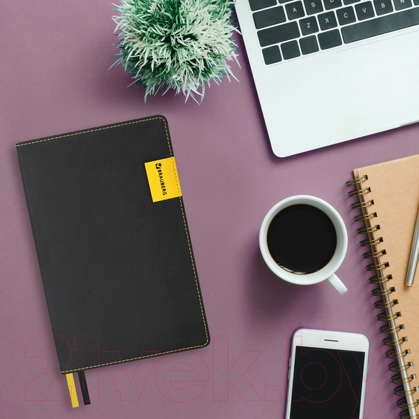 Изображение товара Ежедневник Brauberg Aim / 113421 (черный)