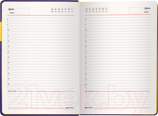 Изображение товара Ежедневник Brauberg Aim / 113424 (фиолетовый)