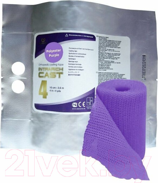 Изображение товара Бинт полимерный Intrarich Cast (7.5см, фиолетовый)