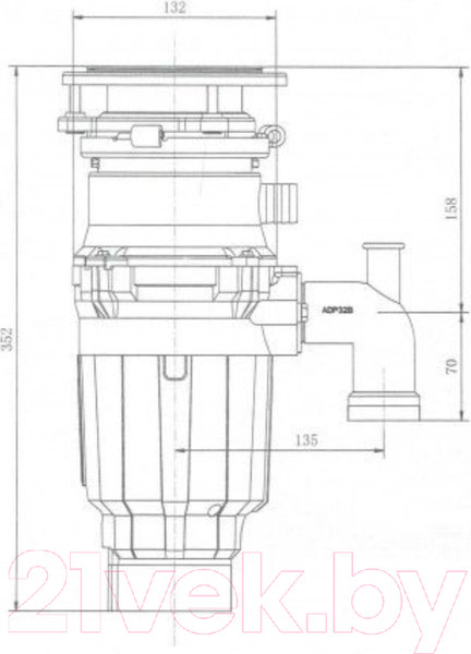 Изображение товара Измельчитель отходов Bone Crusher 610 / BC610-AS