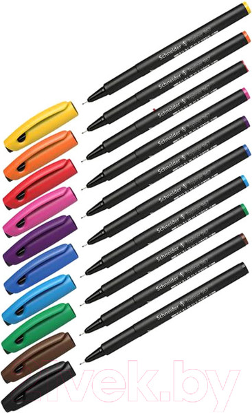 Изображение товара Набор капиллярных ручек Schneider Topliner 967 / 196790 (10цв)