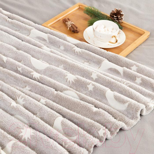 Изображение товара Плед Этель Луна / 7110863 (150x200, корал-флис)