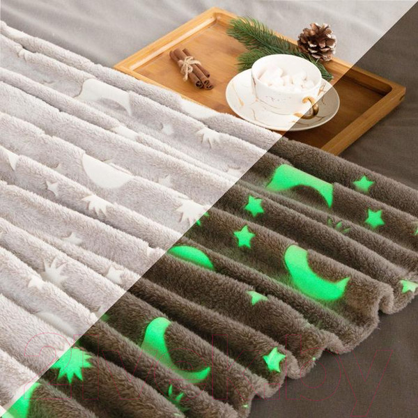 Изображение товара Плед Этель Луна / 7110863 (150x200, корал-флис)