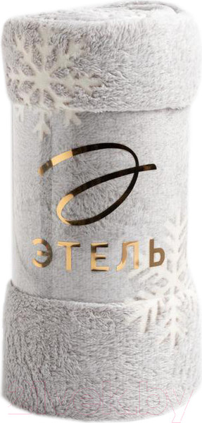 Изображение товара Плед Этель Снежинки / 7110866 (150x200, корал-флис)