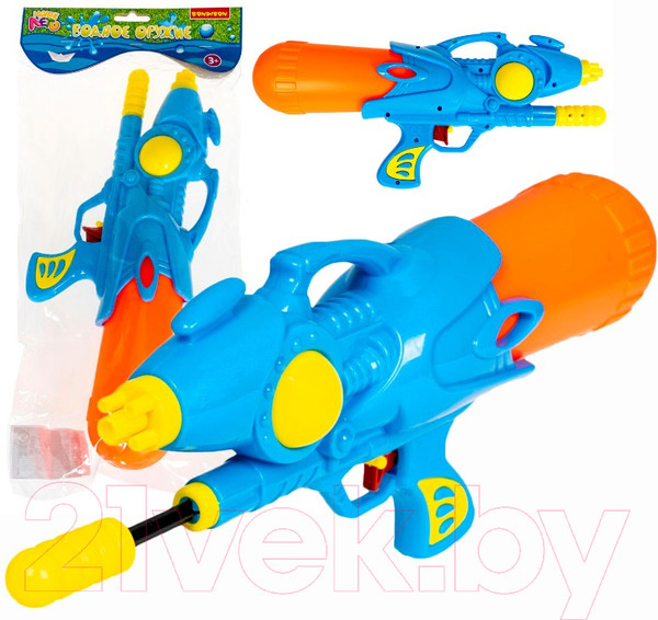 Изображение товара Бластер игрушечный Bondibon Водный пистолет. Наше лето / ВВ2847-Б (синий)