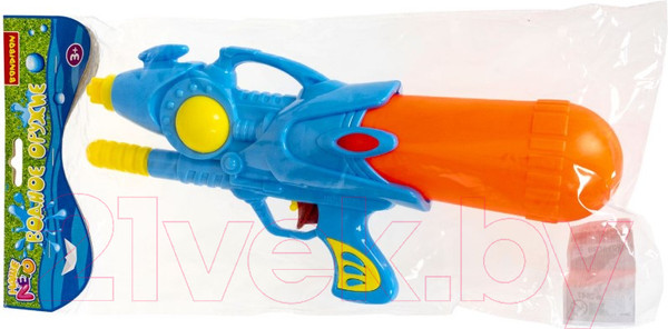 Изображение товара Бластер игрушечный Bondibon Водный пистолет. Наше лето / ВВ2847-Б (синий)