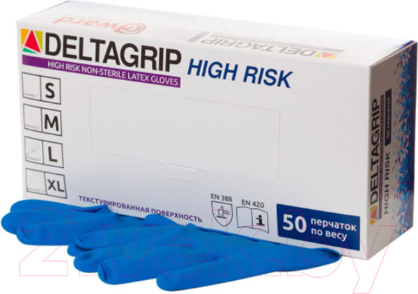 Изображение товара Перчатки хозяйственные Gward Deltagrip High Risk К50Щ50 (S)