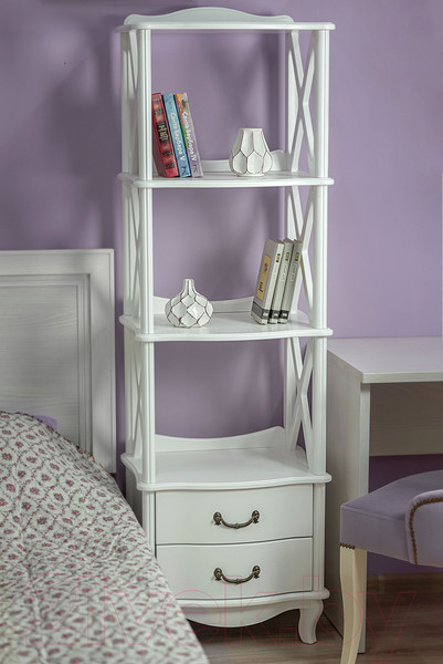 Изображение товара Этажерка Мебелик Джульетта-3 (дуб шампань)