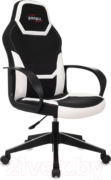 Изображение товара Кресло геймерское Brabix Alpha GM-018 / 532640 (черный/белый)