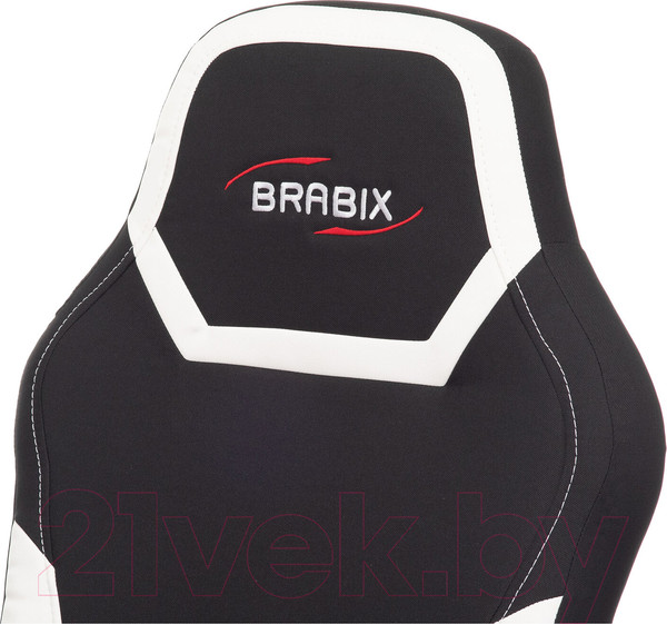 Изображение товара Кресло геймерское Brabix Alpha GM-018 / 532640 (черный/белый)