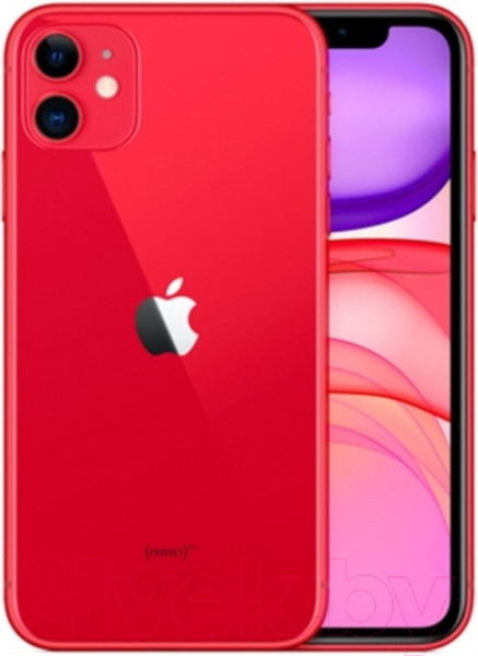 Изображение товара Смартфон восстановленный Apple iPhone 11 128GB Flip грейд A (красный)