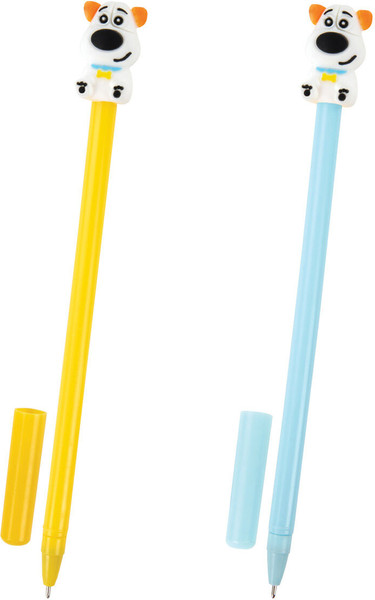 Изображение товара Ручка шариковая Юнландия Собачка / 143807 (ассорти, 0.7мм синий)