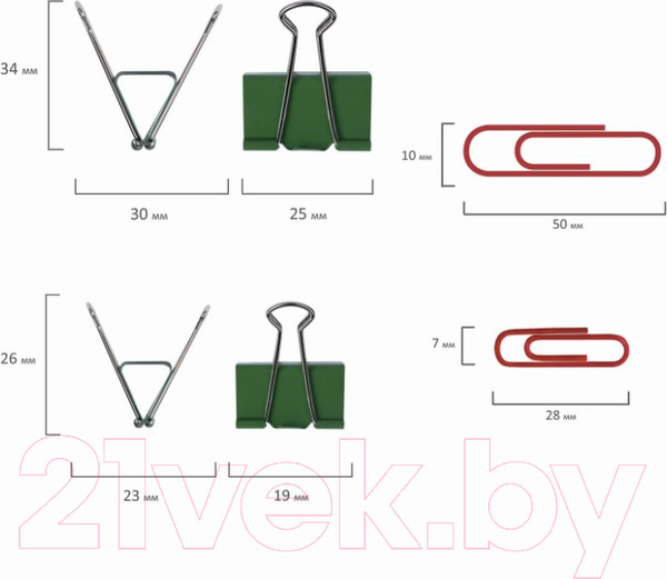 Изображение товара Набор канцелярских мелочей Brauberg 223517