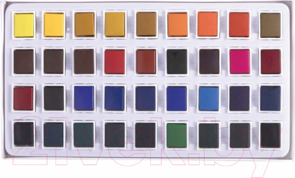 Изображение товара Акварельные краски Brauberg Art Debut / 191779 (36цв)