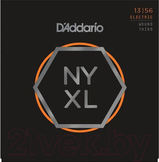 Изображение товара Струны для электрогитары D'Addario NYXL1356W