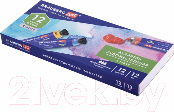 Изображение товара Акварельные краски Brauberg Art Classic / 191764 (12цв)