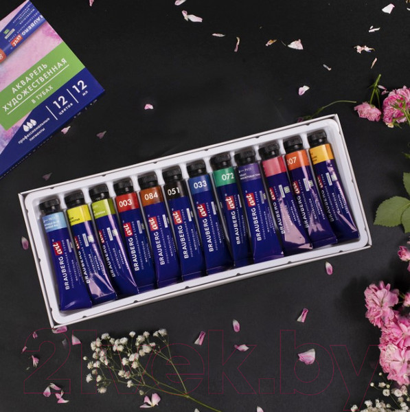 Изображение товара Акварельные краски Brauberg Art Classic / 191764 (12цв)