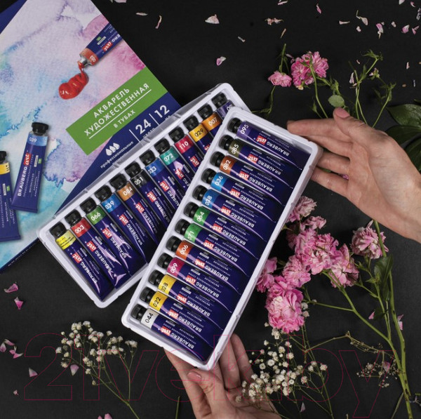 Изображение товара Акварельные краски Brauberg Art Classic / 191765 (24цв)