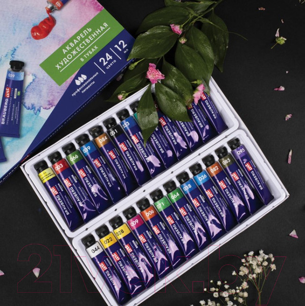 Изображение товара Акварельные краски Brauberg Art Classic / 191765 (24цв)