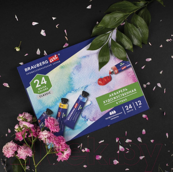 Изображение товара Акварельные краски Brauberg Art Classic / 191765 (24цв)