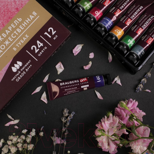 Изображение товара Акварельные краски Brauberg Art Premiere / 191767 (24цв)