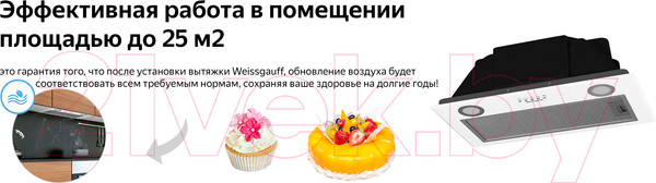 Изображение товара Вытяжка скрытая Weissgauff Box 850 WH