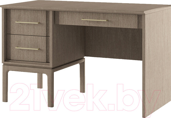 Изображение товара Письменный стол Молодечномебель Брюгге B3 1тумбовый / ВМФ-1699 (капучино)